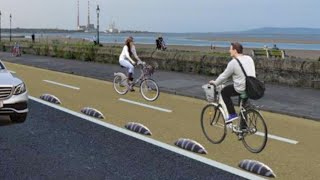 Dublins MOST CONTROVERSIAL Bike lane  Sandymount new cycle lane [upl. by Howenstein333]