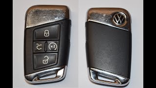 VW Key Fob Battery Replacement  EASY DIY [upl. by Aneladgam372]