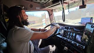 INSIDE LOOK AT MY KENWORTH W900L AND SHIFTING PROGRESS RIDE ALONG FOR FREEPORT TRANSPORT [upl. by Pavla]