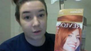 Hair Dye Demo  Dark Brown to Auburn [upl. by Ecnar]