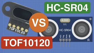 Laser vs Ultrasonic  TOF10120 vs HCSR04 [upl. by Ocir]