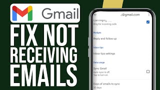 How To Fix Gmail Not Receiving Emails 2024  Cant Receive Emails On Gmail Problem Solved [upl. by Jamill]