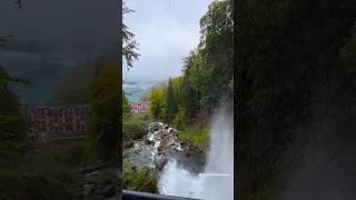 The majestic Waterfall 🩵📍Giessbach waterfallsSwitzerland giessbachfälle switzerland waterfall [upl. by Stephanus]