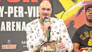 Tyson Fury • FULL POST FIGHT PRESS CONFERENCE • Wilder vs Fury 2  Las Vegas MGM [upl. by Ellahcim]