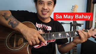 Sa May Bahay Ang Aming Bati chords guitar tutorial [upl. by Vergne]