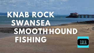 Knab Rock Swansea Smooth Hound Fishing [upl. by Agnella92]