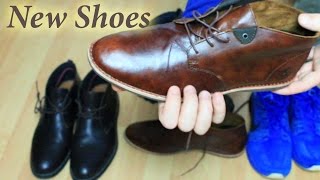 ASMR My New Shoes Leather Hiking amp Sneaker ✦ Wax polishing cleaning some tapping [upl. by Filberto870]