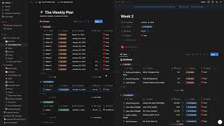 The 12 Week Year Notion Template Tutorial [upl. by Lorena423]