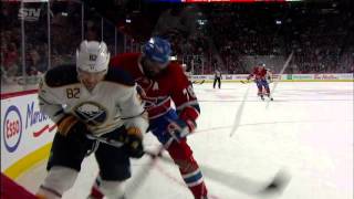 Subban stretchered off after bad collision with teammate [upl. by Sheridan]