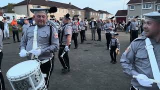 Whitburn flute band through in Shotts 51024 [upl. by Culley194]