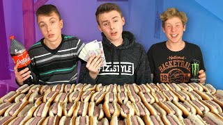 POSLEDNÍ KDO SNÍ HOT DOG VYHRÁVÁ 10000 Kč 😨😂 [upl. by Maguire]