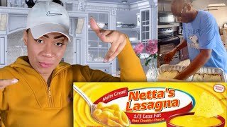 How To Make Lasagna Without Ricotta Cheese Cooking at Home For Your Family Mrs Netta On Live [upl. by Dlabihcra]