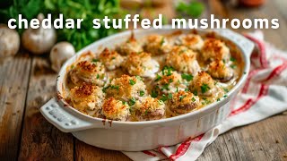 How to make LONGHORN STEAKHOUSES  Cheddar Stuffed Mushrooms [upl. by Westfall]