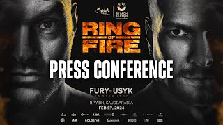 TYSON FURY VS OLEKSANDR USYK LAUNCH PRESS CONFERENCE LIVESTREAM [upl. by Yrhcaz]