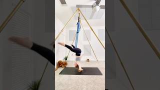 Try this aerial flow inspiration 👉 aerialyoga aerialhammock [upl. by Inaboy872]