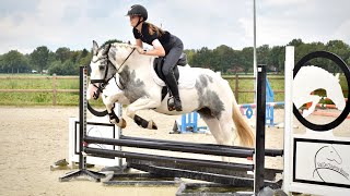 Beauty dressuur en springen  35j allround D pony [upl. by Ahsinac]