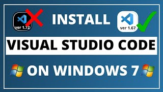 How to Download amp Install Visual Studio Code Windows 7 32 Bit64Bit [upl. by Prakash]