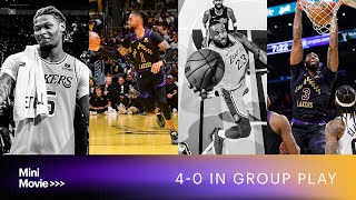 MiniMovie Lakers Sweep Group Play in 2023 InSeason Tournament [upl. by Tychonn]