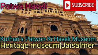 Patwa HaveliKothari Patwon Ki Haveli MuseumHeritage MuseumJaisalmer [upl. by Bennet]