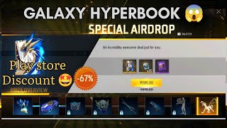 SPECIALAIRDROPGALAXYHYPERBOOKPLAYSTOREDISCOUNTCARDVOUCHER🤩🤩 freefire specialairdrop [upl. by Aneehsirk]