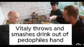 Vitaly throws child predators drink vitaly shorts [upl. by Showker383]