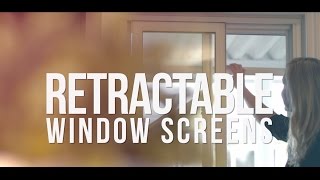 The special features of retractable window screens by Phantom Screens [upl. by Rehtul838]