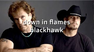 Down in flames Blackhawk KaraokeCentral [upl. by Ahsikan]