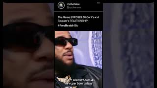 The Game EXPOSES 50 Cents RELATIONSHIP With Eminem shorts [upl. by Einneb]