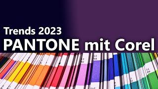 Viva Magenta â€“ Pantone Trendfarbe 2023 in CorelDRAW [upl. by Acinoreb]