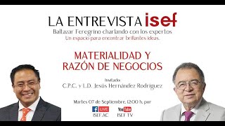 Programa 62 MATERIALIDAD Y RAZÓN DE NEGOCIOS [upl. by Veronica]