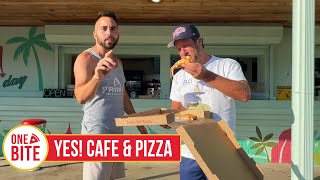 Barstool Pizza Review  Yes Cafe amp Pizza Miami FL presented by Tommy John [upl. by Nilesoj]