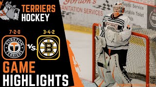 GAME HIGHLIGHTS Yorkton Terriers 3 at Estevan Bruins 0 [upl. by Abebi]