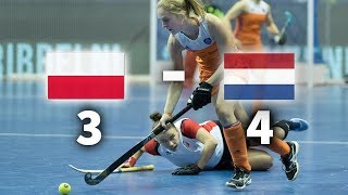 Alle goals van de WKwedstrijd Polen  Oranje Dames Zaal 34 [upl. by Platon]