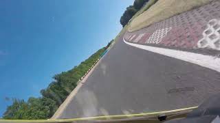 Schleizer Dreieck Onboard 2023 HR Cup CSBK Race 1  Billy Hilpert GSXR 750 SRAD  BILLY WHEEL MOTO [upl. by Eehsar633]