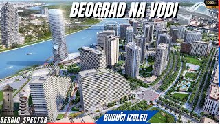 Beograd na vodi  Budući izgled naselja Kula i Mostić noću PROJEKTI NOVE zgrade beograd [upl. by Kampmann878]