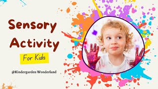 sensory play for 4 year olds  5 in 1 sensory activity sensoryplay kidsactivityideas afterschool [upl. by Yrahca]