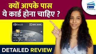 HDFC Diners Club Black card review  Benefits  Fees  2021 [upl. by Harriot]