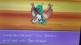 Pokémon Unbound Faiths Dartrix Evolves into Decidueye [upl. by Jagir]