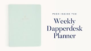 Peek Inside the 20242025 Weekly Dapperdesk Planner  Simplified® by Emily Ley [upl. by Nolie]