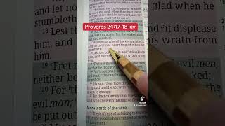 Proverbs 241718 God Jesus faith bibleverse truth power love music prayer gospel hope [upl. by Dickerson]