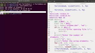 fwrite and fread  Module 5  EST 102 Programming in C [upl. by Beisel]