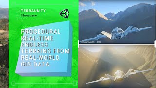 TerraLand Runtime  Procedural RealTime Endless Terrains From RealWorld GIS Data In Unity [upl. by Chemosh]