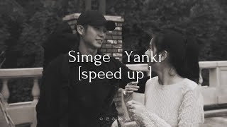 Simge  Yankı speed up  lyrics [upl. by Dareen]