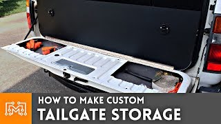 Custom Tailgate Storage  Land Cruiser  I Like To Make Stuff [upl. by Aramac558]