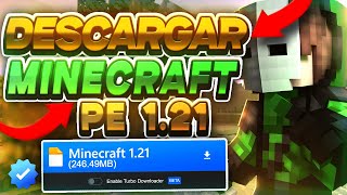 como descargar minecraft pe 121 👈 SEGURO y FÁCIL  DESCARGAR MINECRAFT PE 121 ✅ MCPE ANDROID 2024 [upl. by Ardnuek]