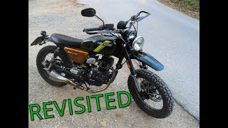 Hanway Scrambler 125 REVISITED  Acceleration [upl. by Derreg]