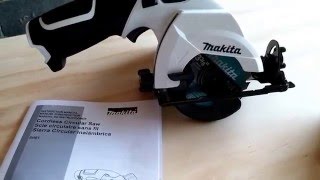 MAKITA 12V CORDLESS CIRCULAR SAW REVIEW [upl. by Euqinu]