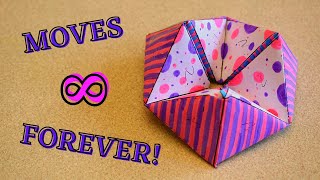 How To Make A Paper Flexagon  Easy Paper Fidget Toy  With Free Printable Template  Origami [upl. by Einra]