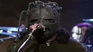 Slipknot  The Heretic Anthem Live At Late Night With Conan OBrien 2001 Remastered 4K 60 FPS [upl. by Eentirb]