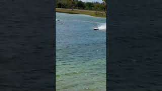 Speed and skill on the water racing remote controlled boats Miami Boat Club [upl. by Driskill467]